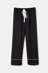 BLACK SATEEN BOTTOM