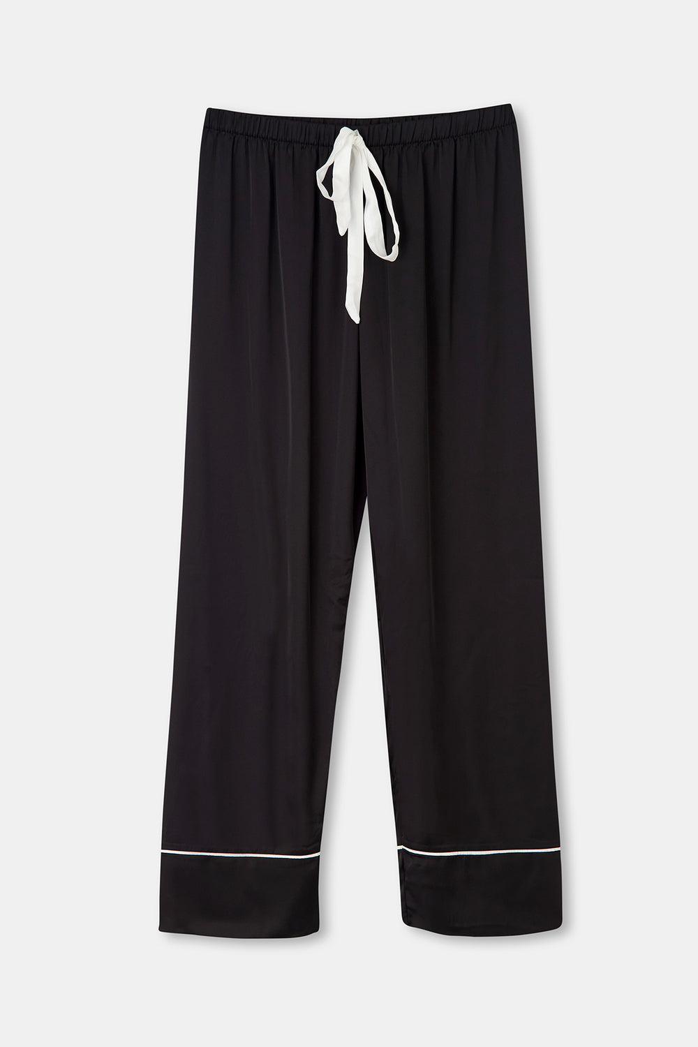 BLACK SATEEN BOTTOM