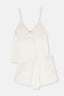 WHITE SHORT SET