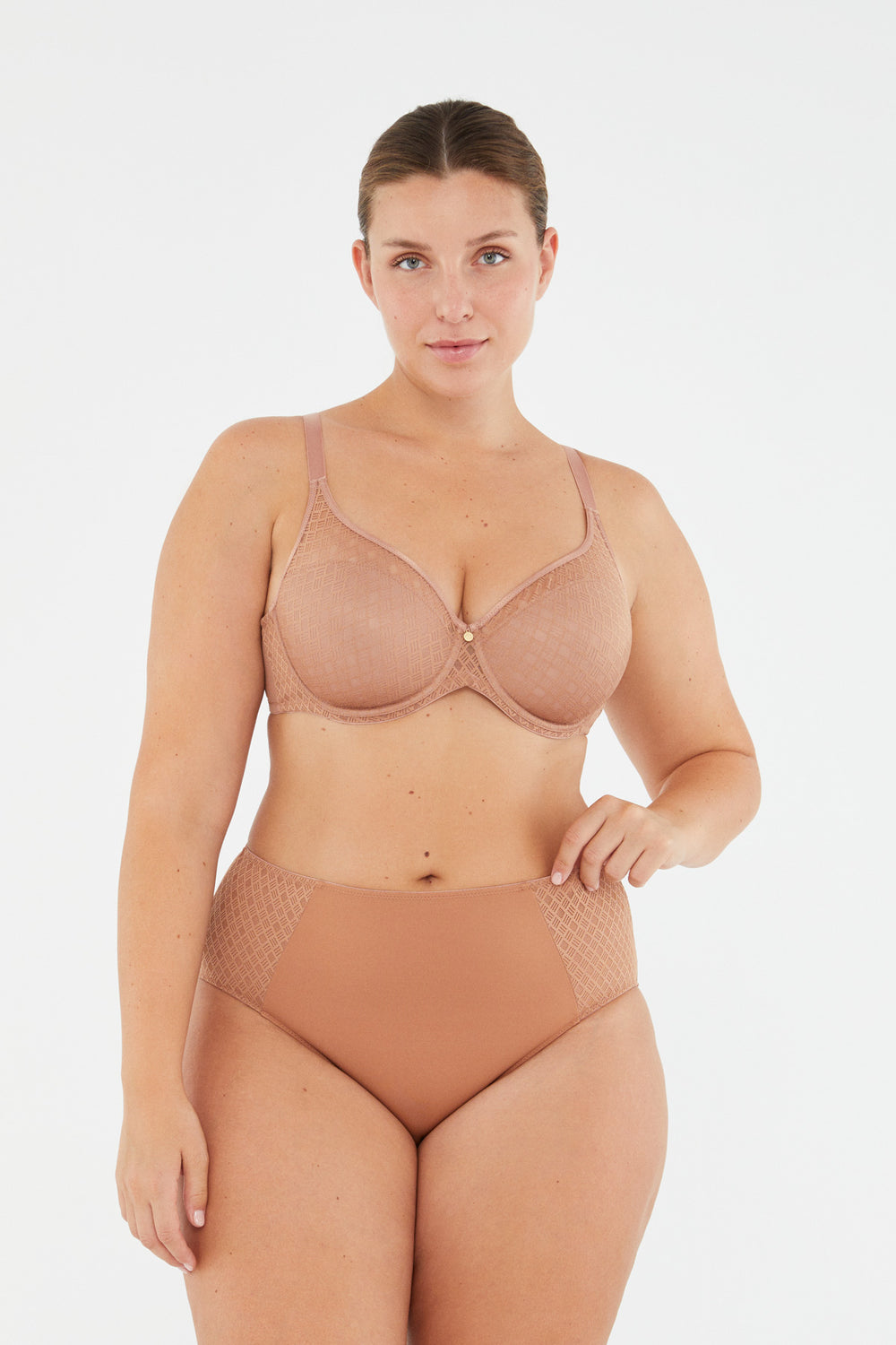 BROWN BRA