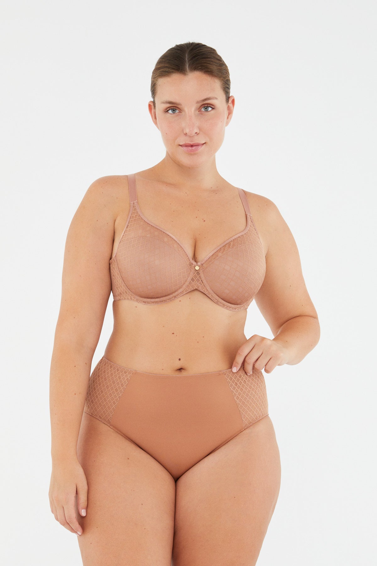 BROWN BRA