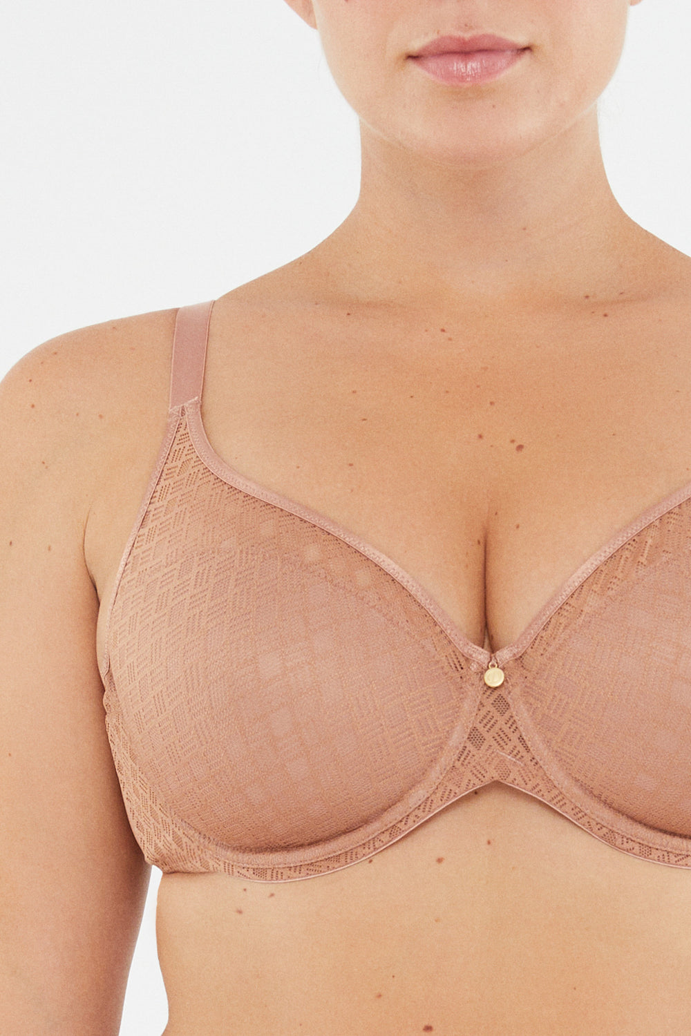 BROWN BRA