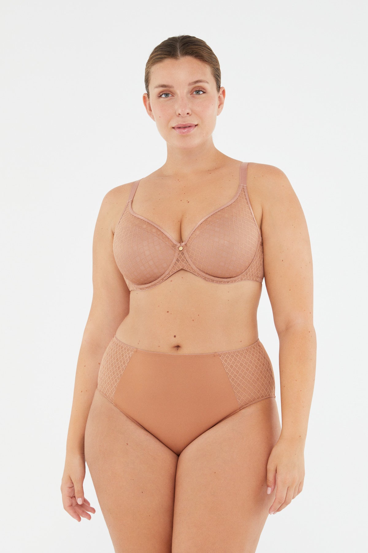 BROWN BRA