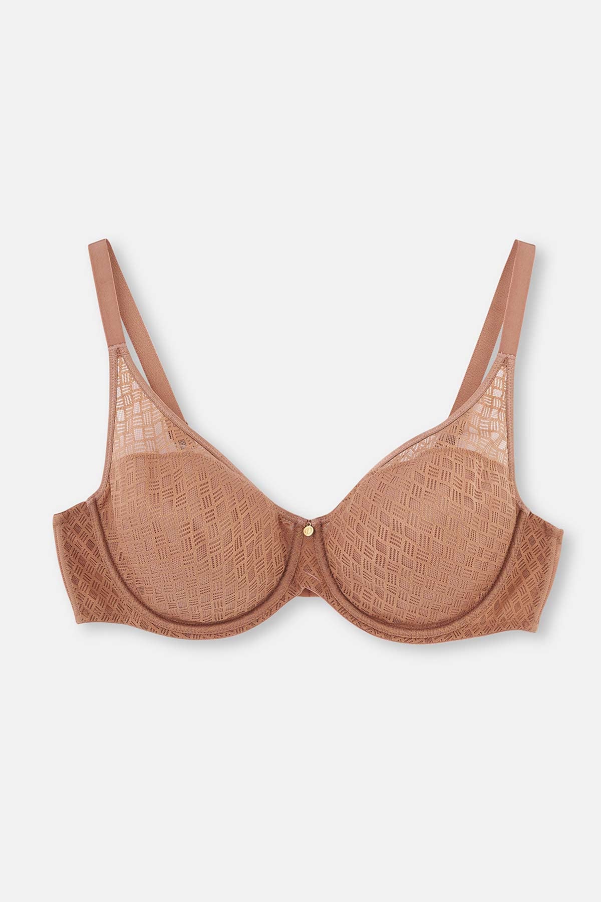 BROWN BRA
