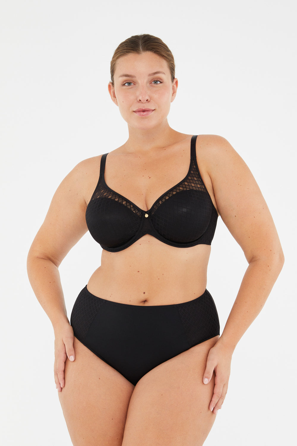 Siyah Lily Toparlayıcı Balenli Desteksiz Sütyen