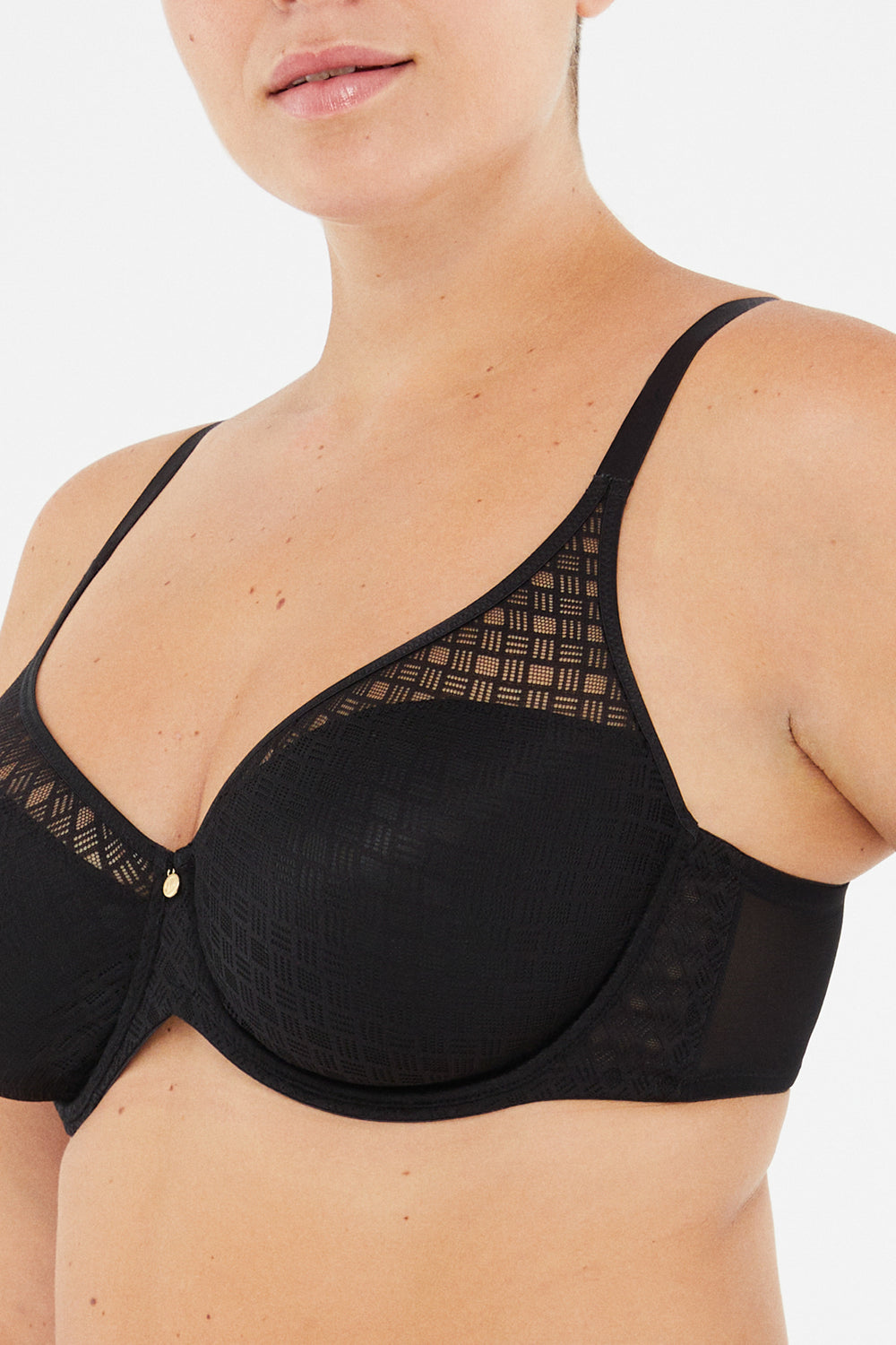 Siyah Lily Toparlayıcı Balenli Desteksiz Sütyen