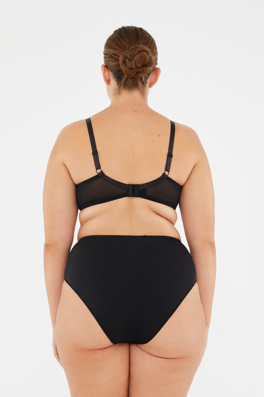 Siyah Lily Toparlayıcı Balenli Desteksiz Sütyen