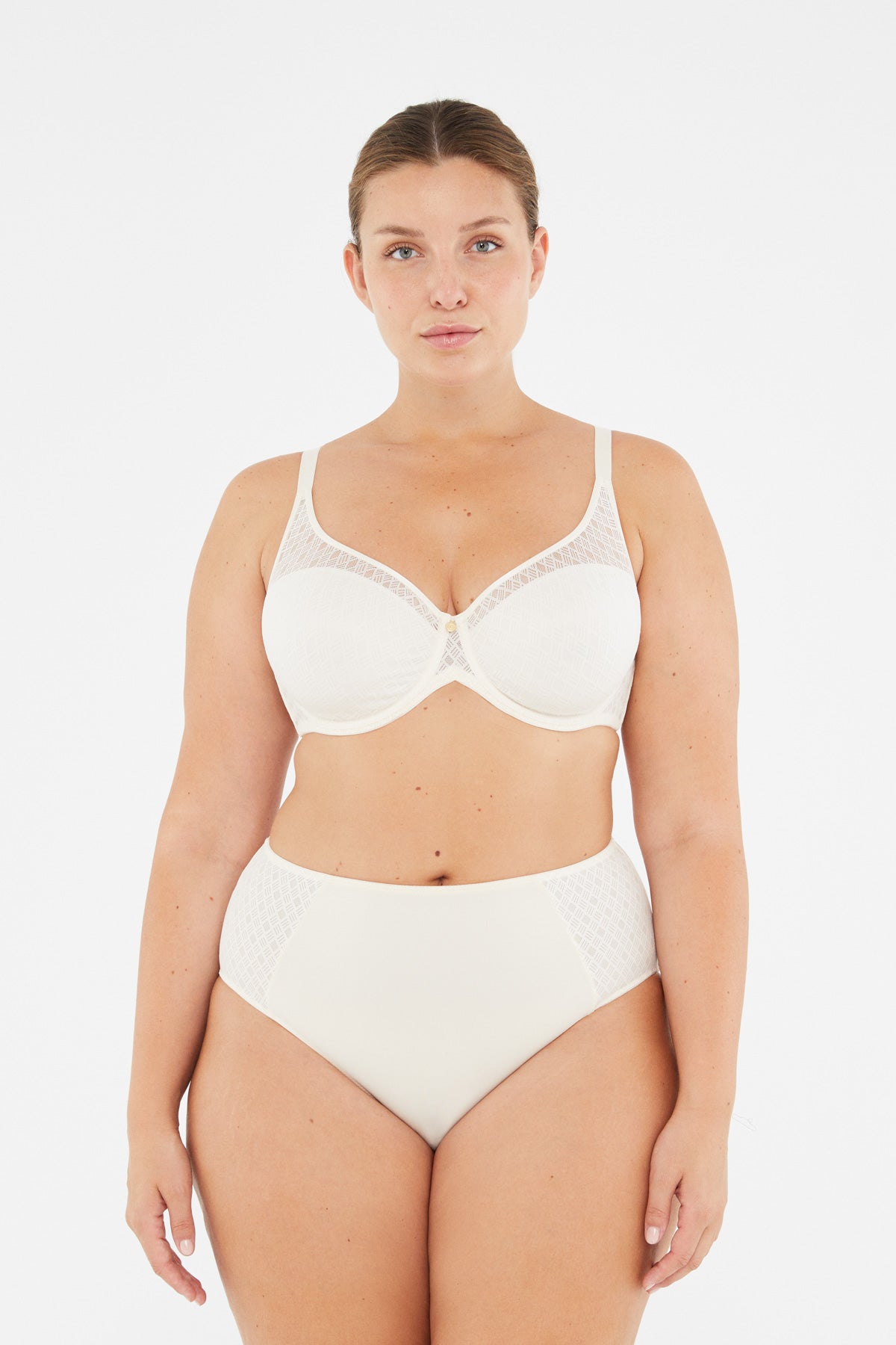 Ekru Lily Yüksek Bel Slip