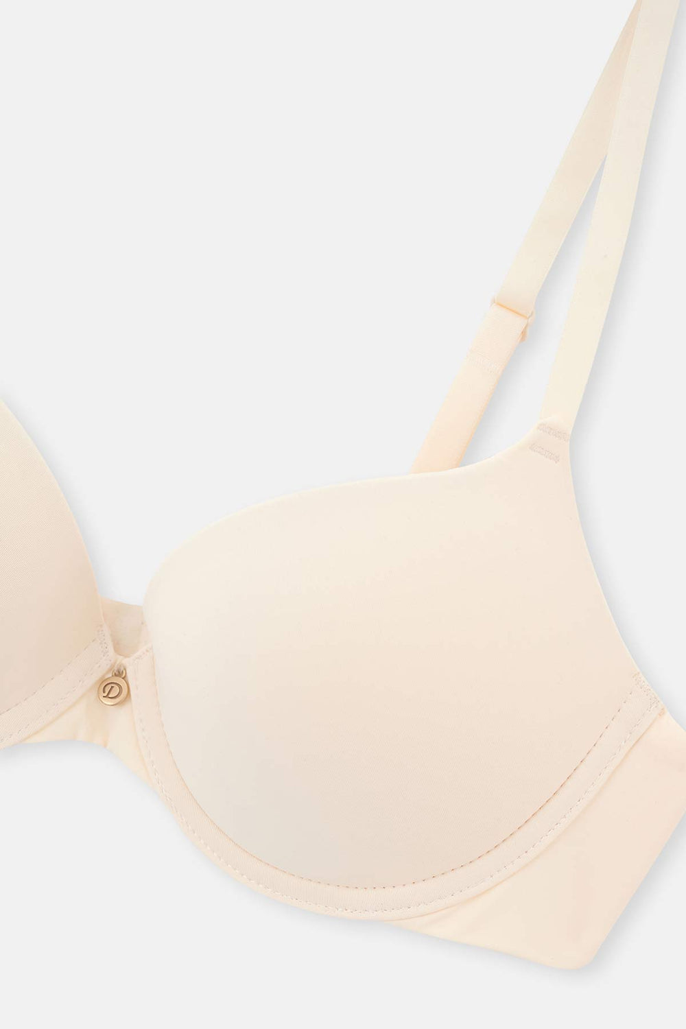 Ekru Blossom Balenli Push-Up Sütyen