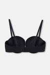 Siyah Julia Straplez Push-Up Destekli Sütyen