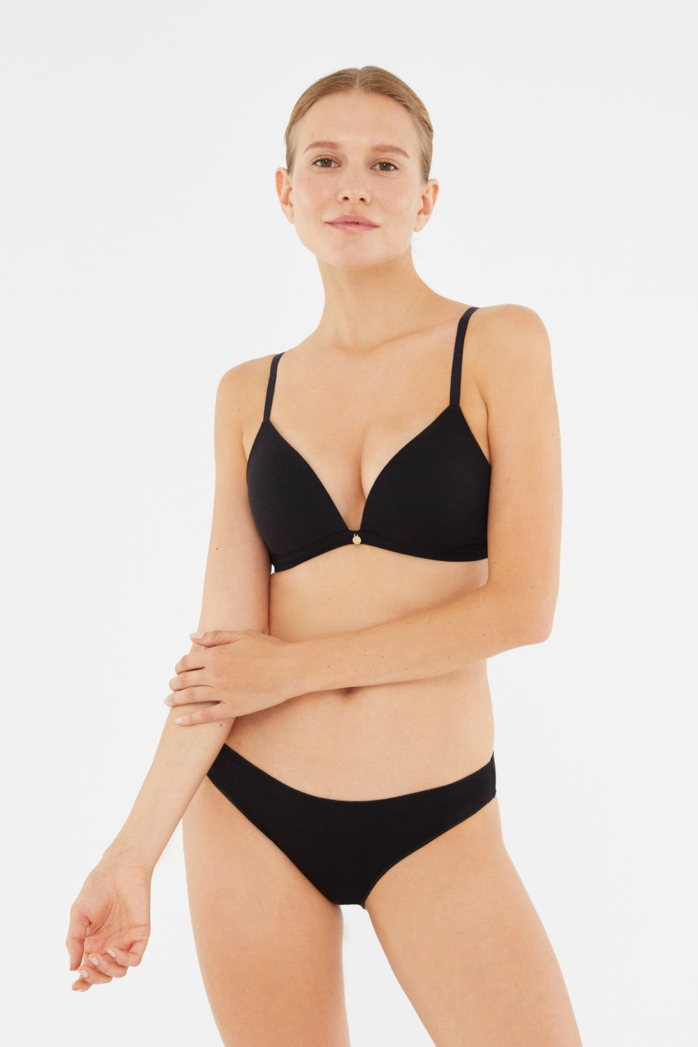 Siyah Laurel Soft Balensiz Sütyen