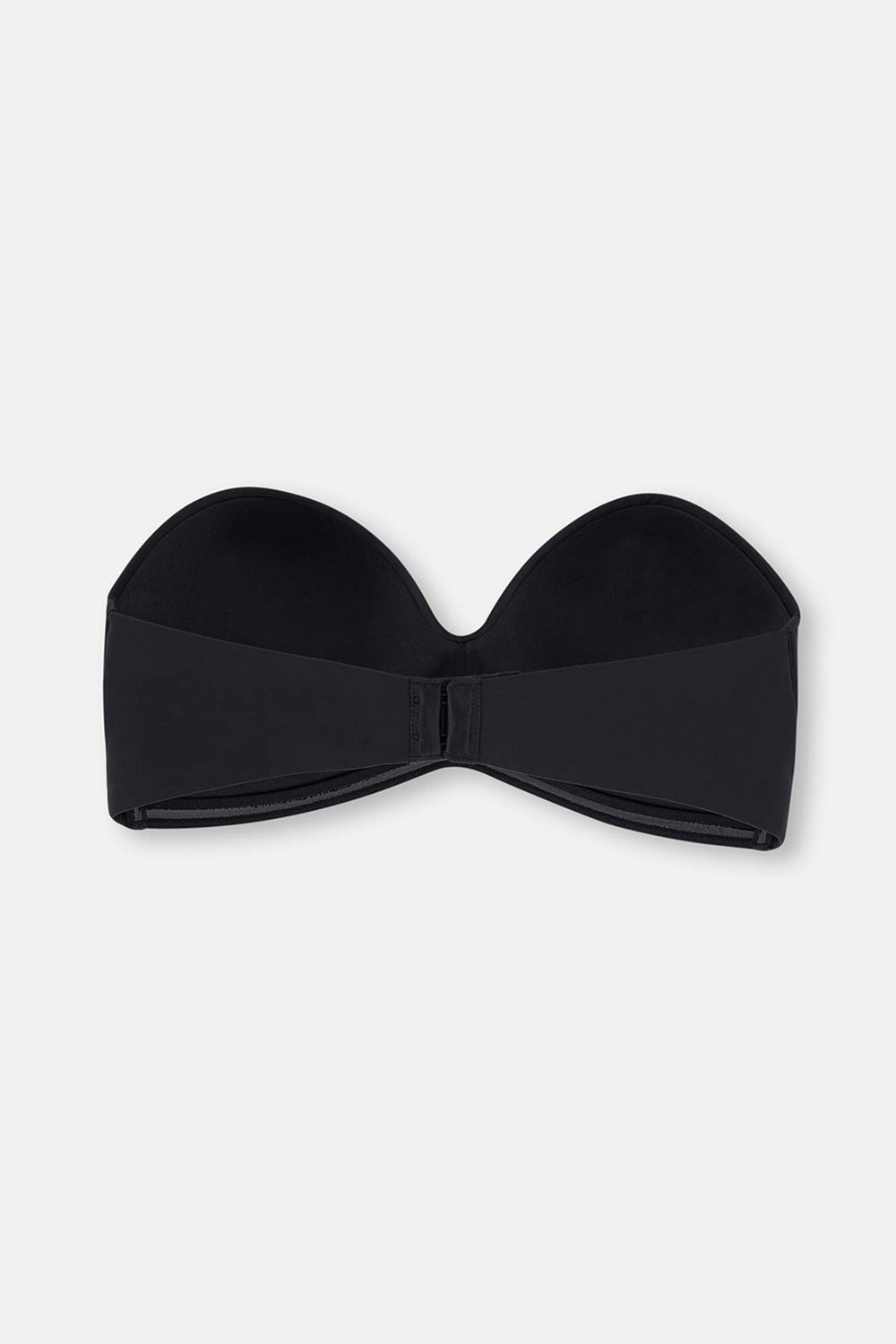 Siyah Clarıce Yarı Dolgulu Straplez Yandan Destekli Sütyen