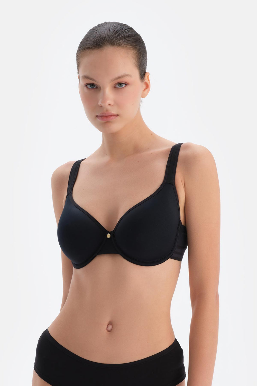 Siyah Neptune Toparlayıcı Kaplı Air Sütyen