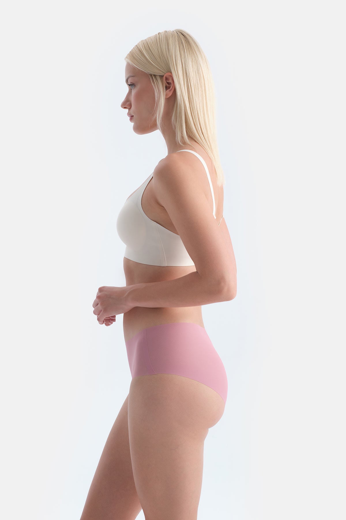 Ekru Lucie Balensiz Dikişsiz Sütyen