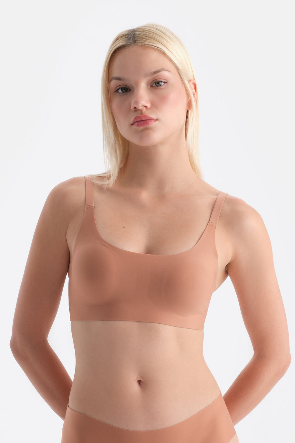 Kahverengi Lucie Balensiz Dikişsiz Sütyen