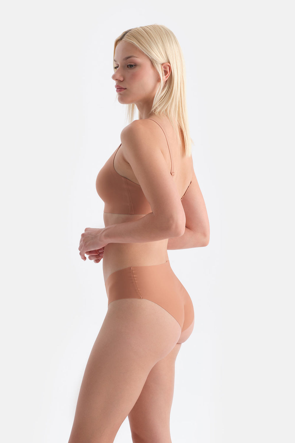 Kahverengi Lucie Balensiz Dikişsiz Sütyen