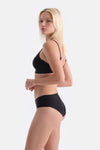 Siyah Lucie Balensiz Dikişsiz Sütyen