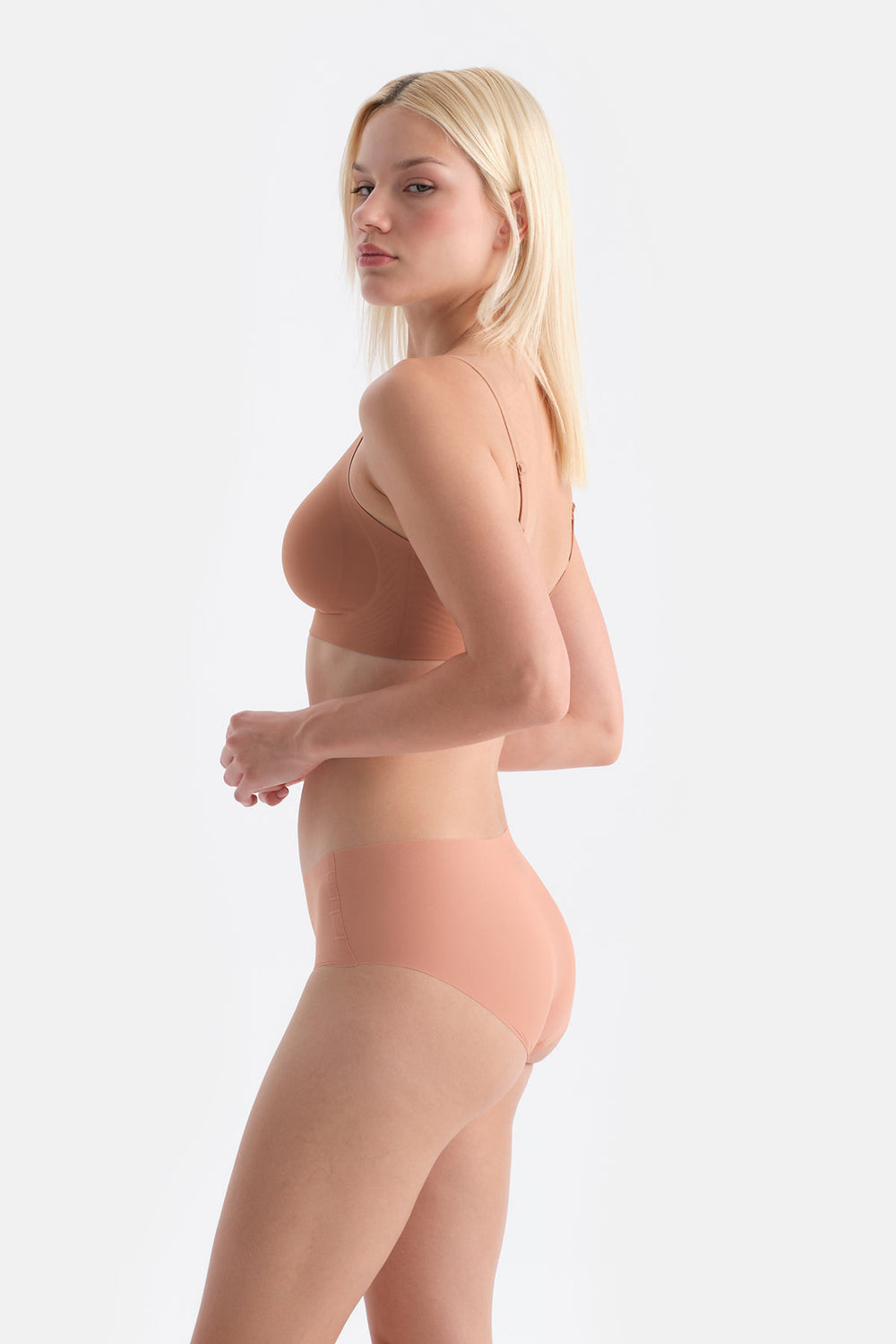 Kahverengi Sonya Balensiz Dikişsiz Sütyen