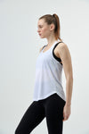WHITE ONE PIECE TOP- ONE PIECE BOTTOM
