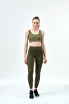 KHAKI ONE PIECE TOP- ONE PIECE BOTTOM