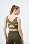 KHAKI ONE PIECE TOP- ONE PIECE BOTTOM