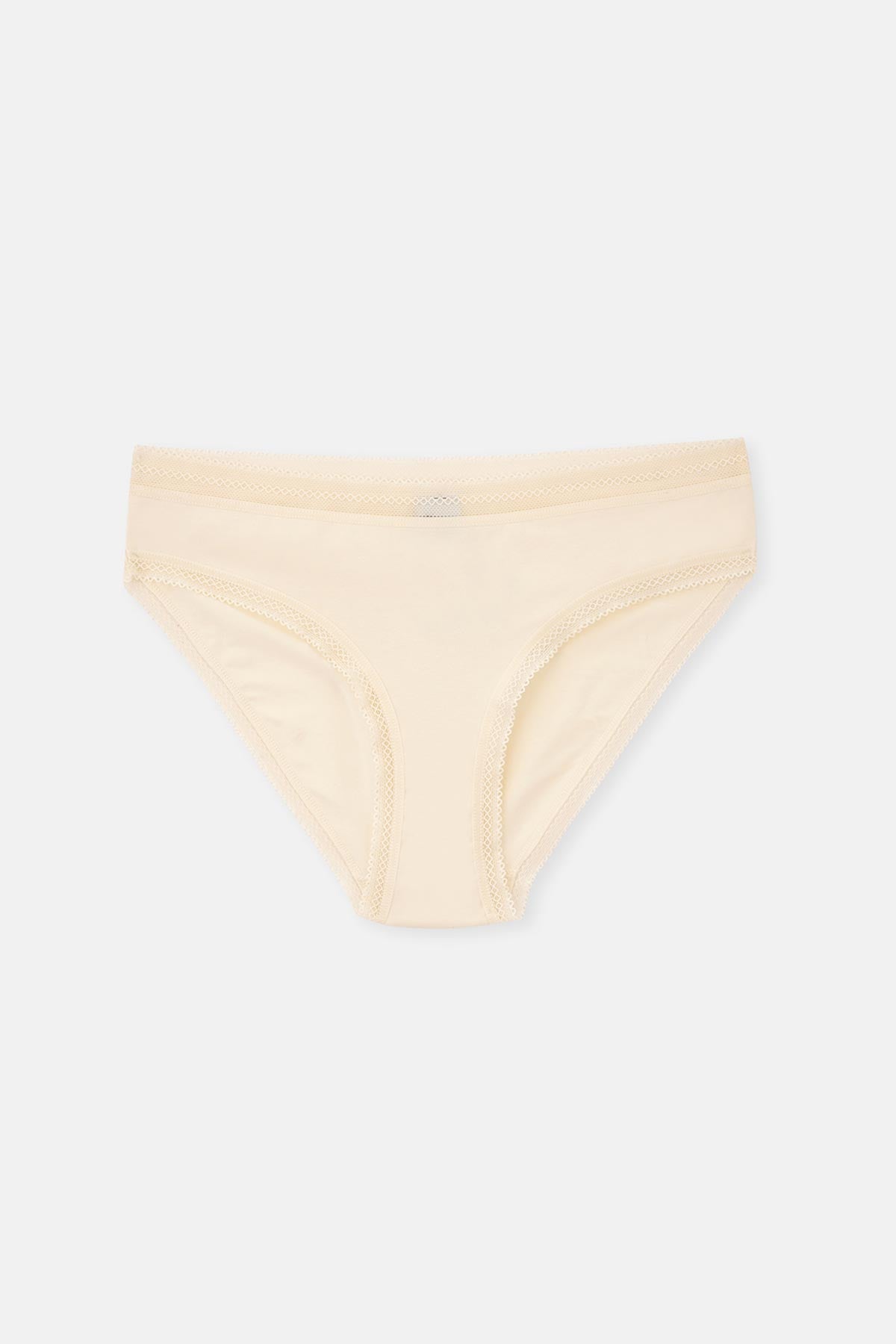 Ekru 2'li Süprem Klasik Külot