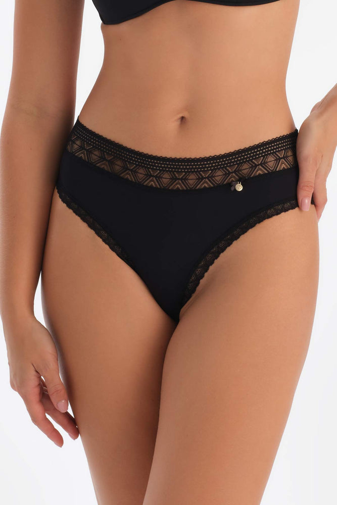 Siyah Micro Polyamıde 2'li Brıef