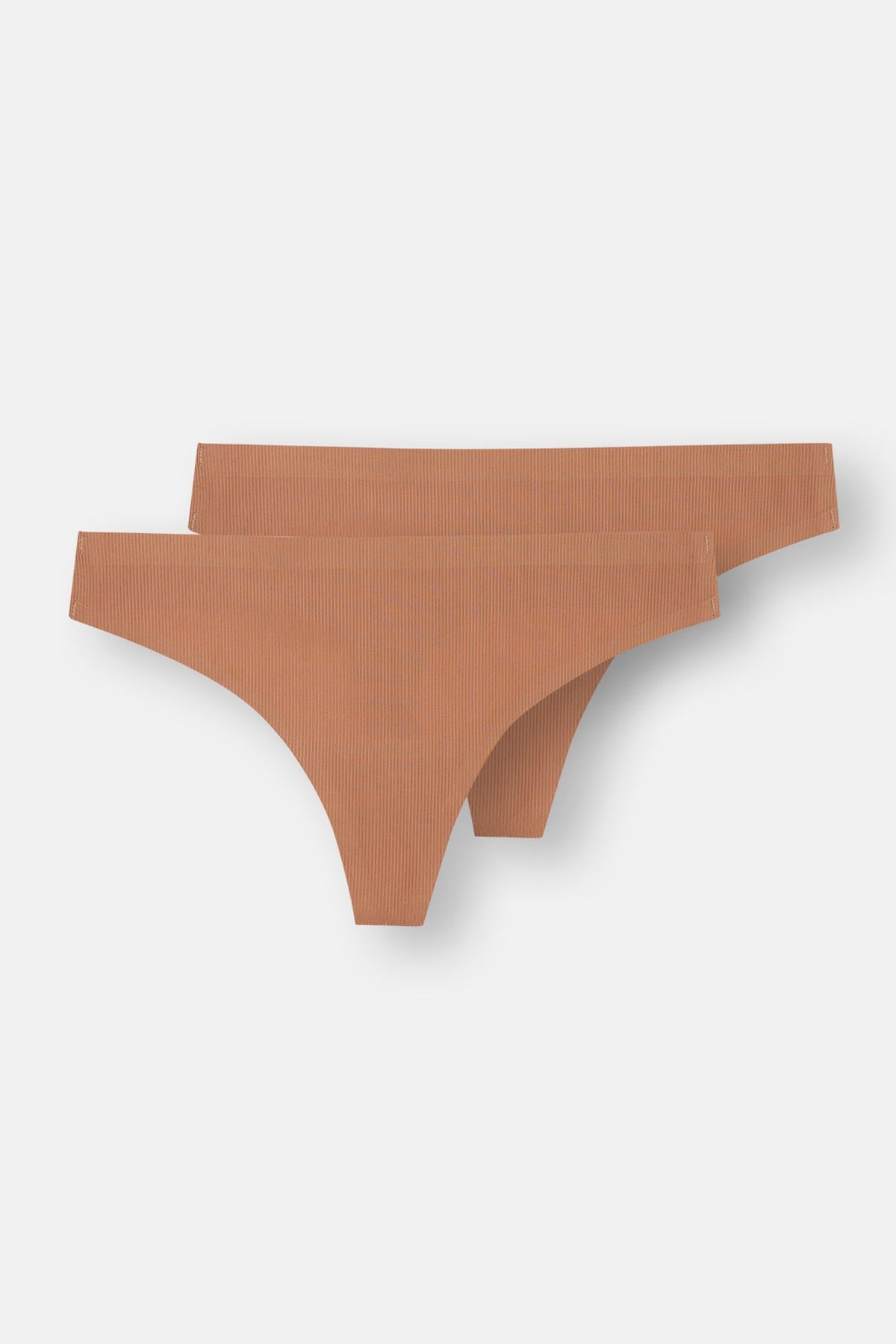 Kahverengi 2'li Kaşkorse Thong Külot