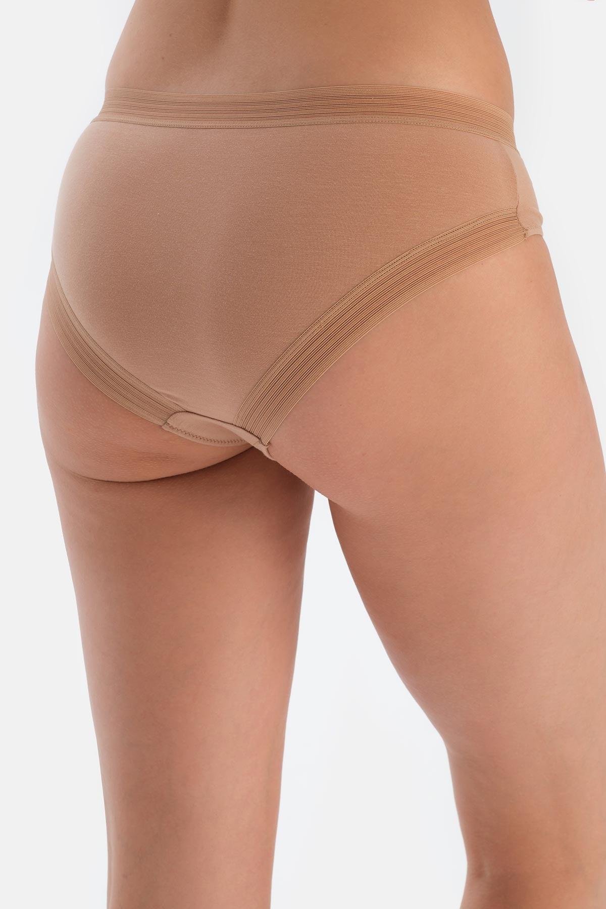 Light Brown TULLE DETAILED BODYSUIT