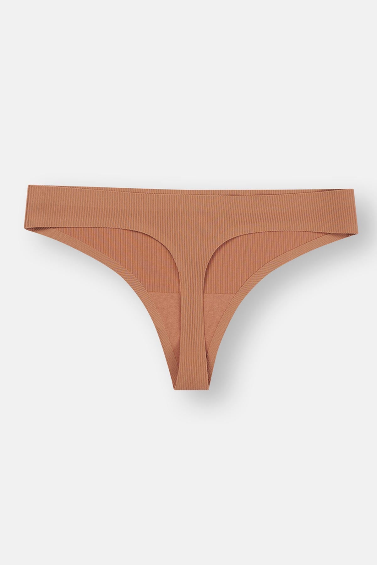 Kahverengi Kaşkorse Thong Külot
