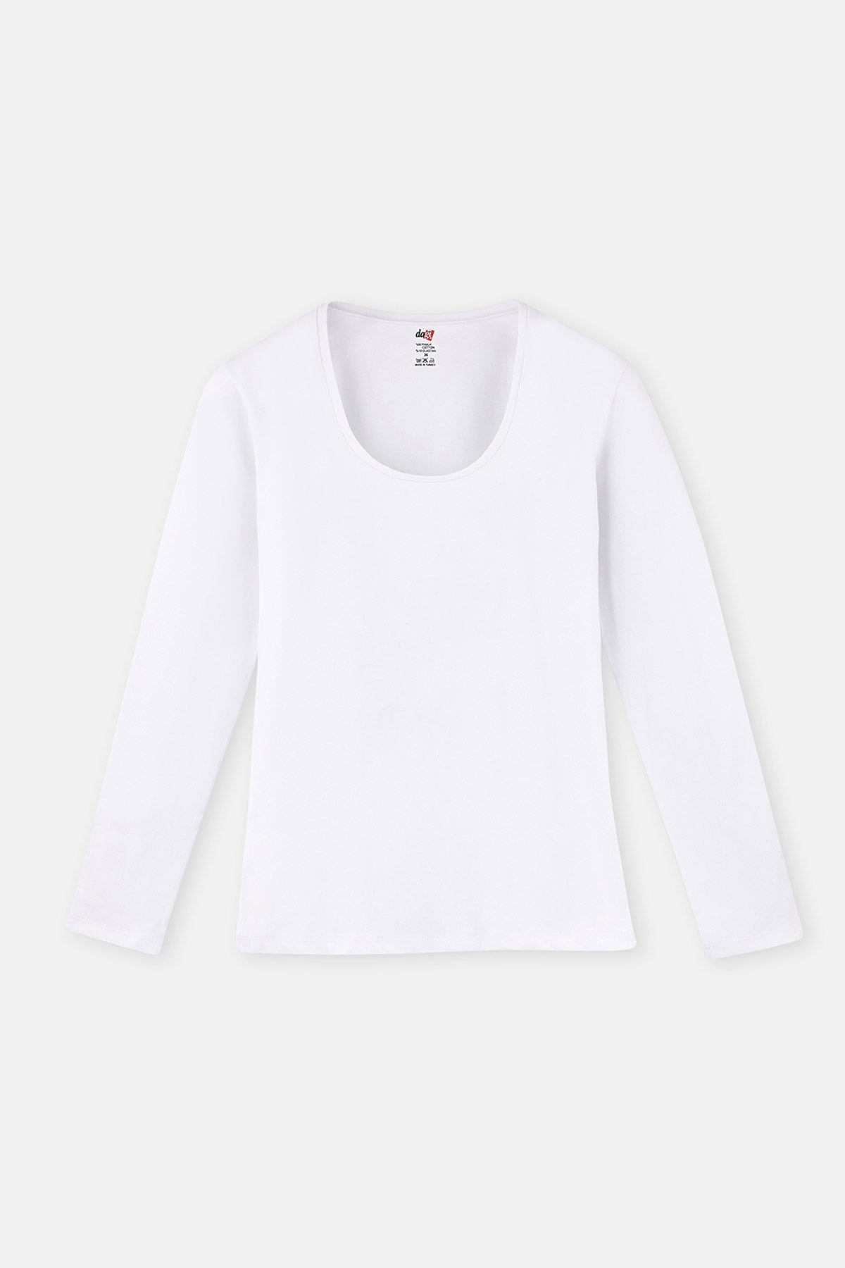 WHITE BASIC UNDERWEAR TOP
