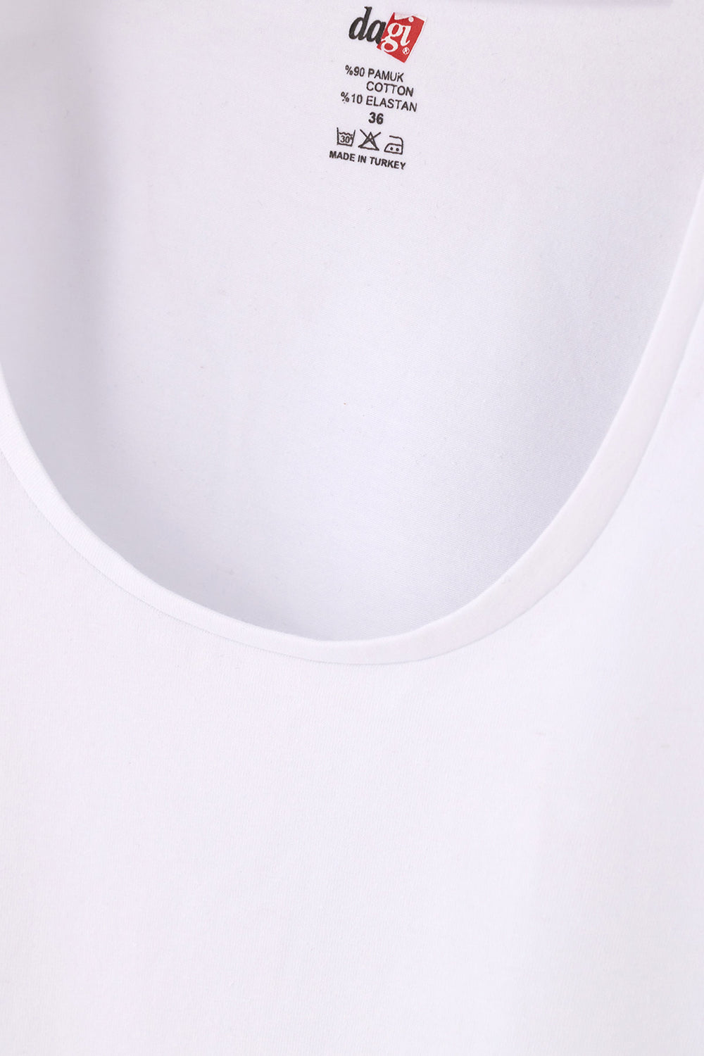 Beyaz 219 Bayan Havuz Yaka Uk. Body