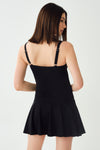 BLACK DRESS SWIMSUIT
