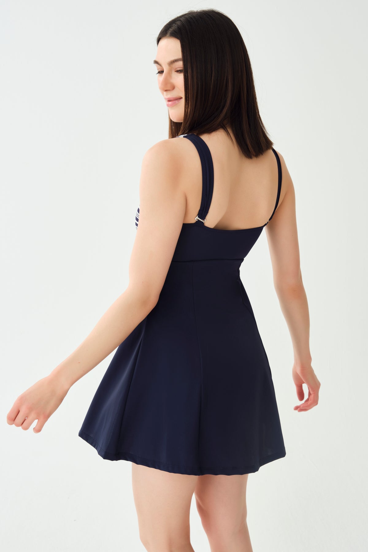 NAVY DRESS SWIMSUIT