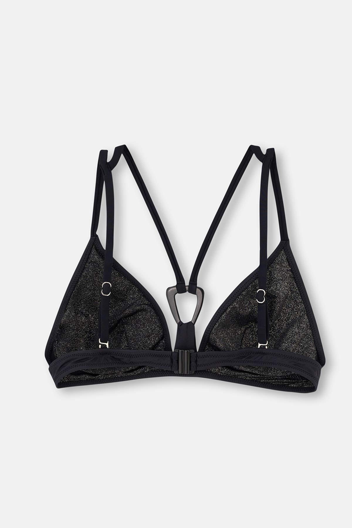 Siyah Üçgen Bikini Takımı