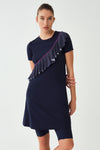 NAVY DRESS SWIMSUIT