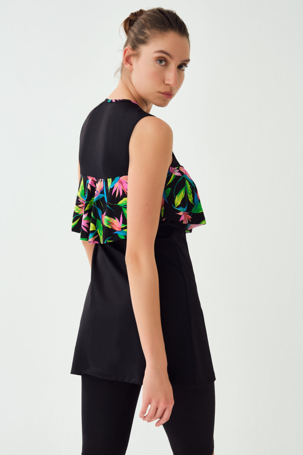 BLACK DRESS SWIMSUIT