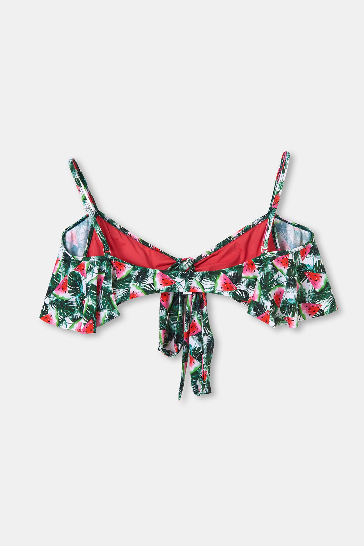 Yeşil Önden Bağlı Bikini Üstü