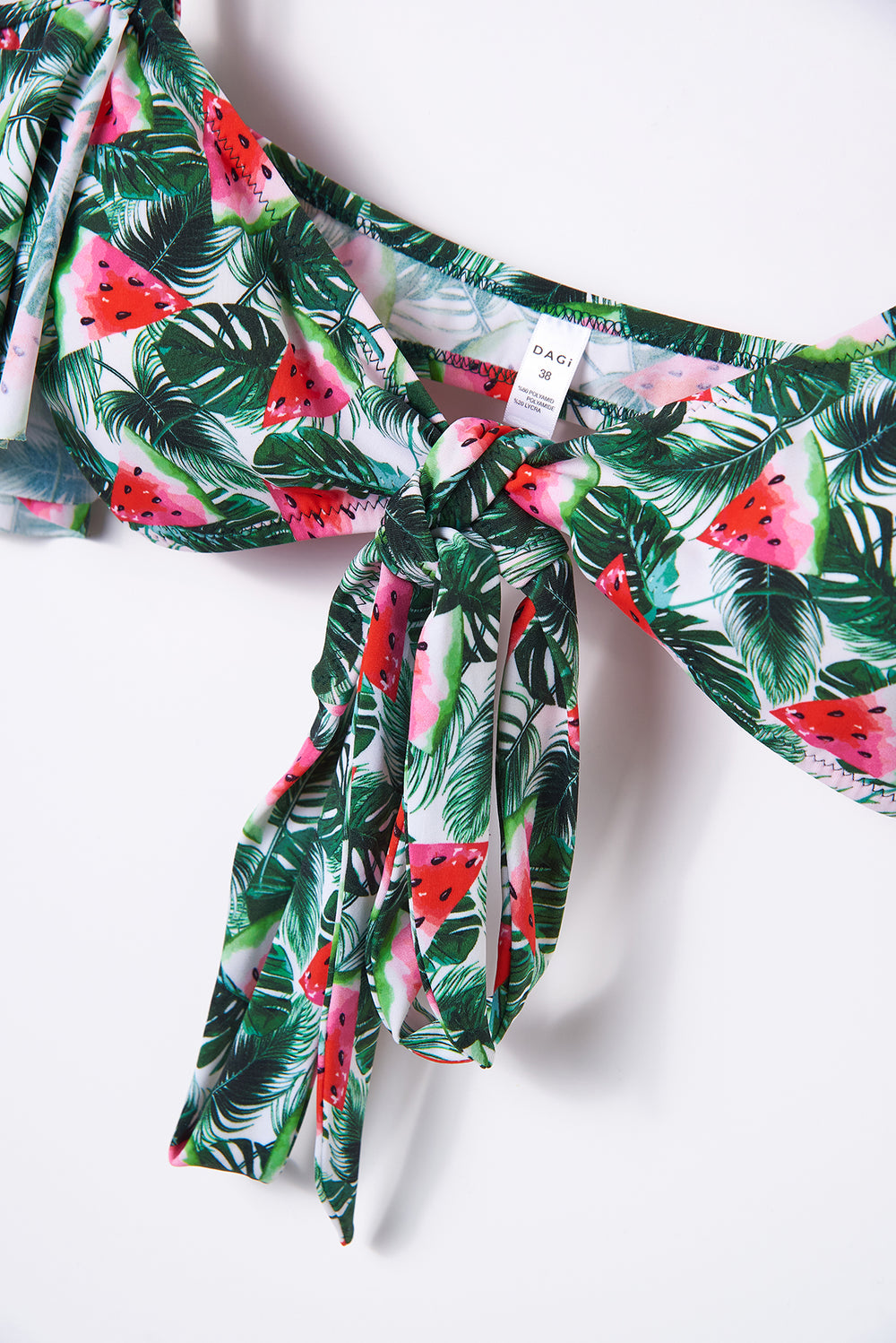 Yeşil Önden Bağlı Bikini Üstü