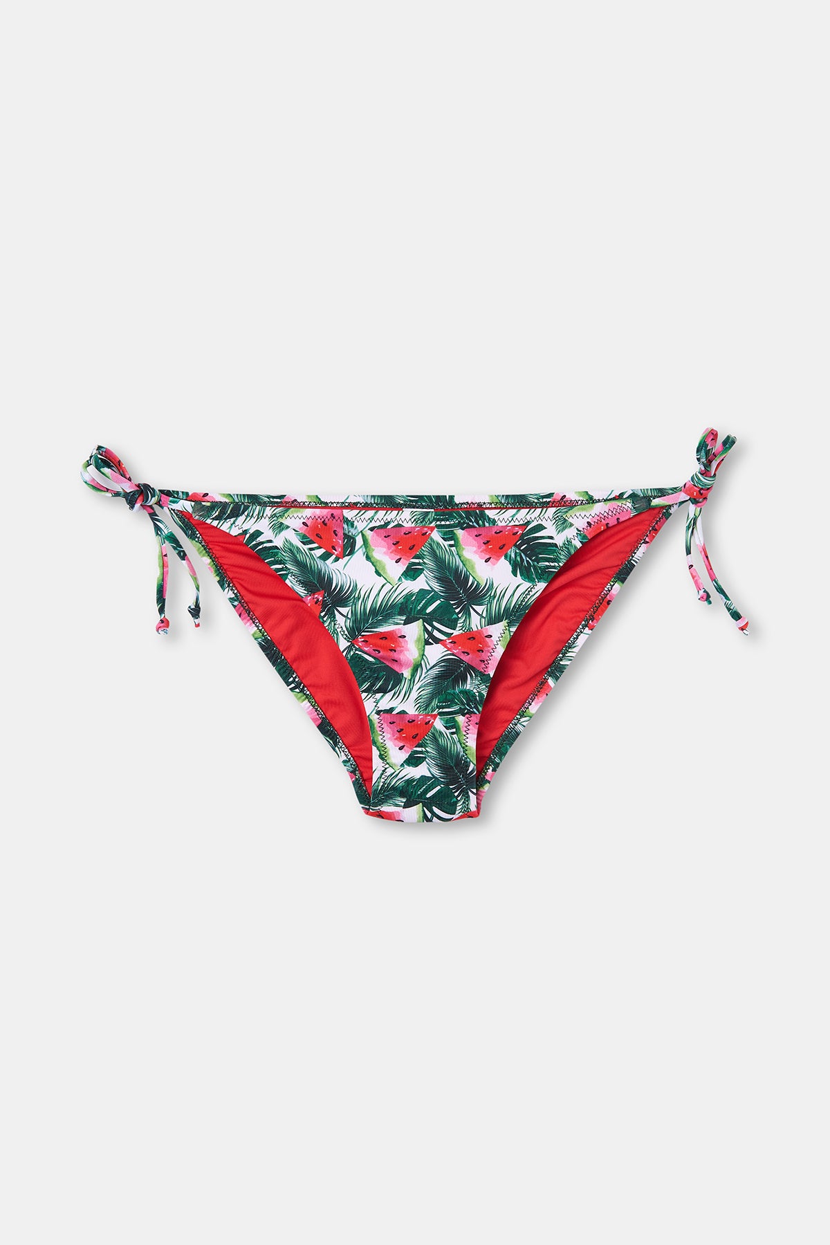 Yeşil Ince Bağcıklı Bikini Altı