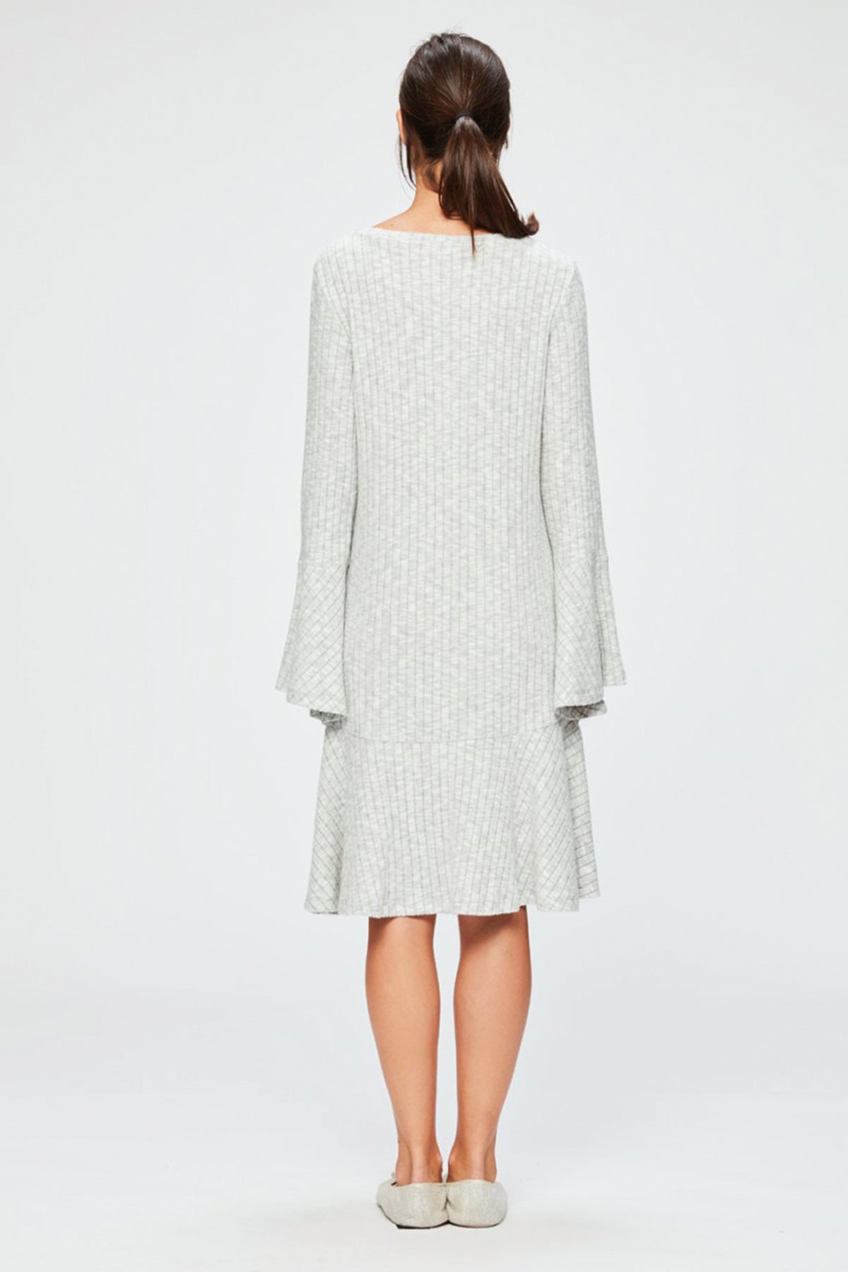 GREY MELANGE NIGHTIE