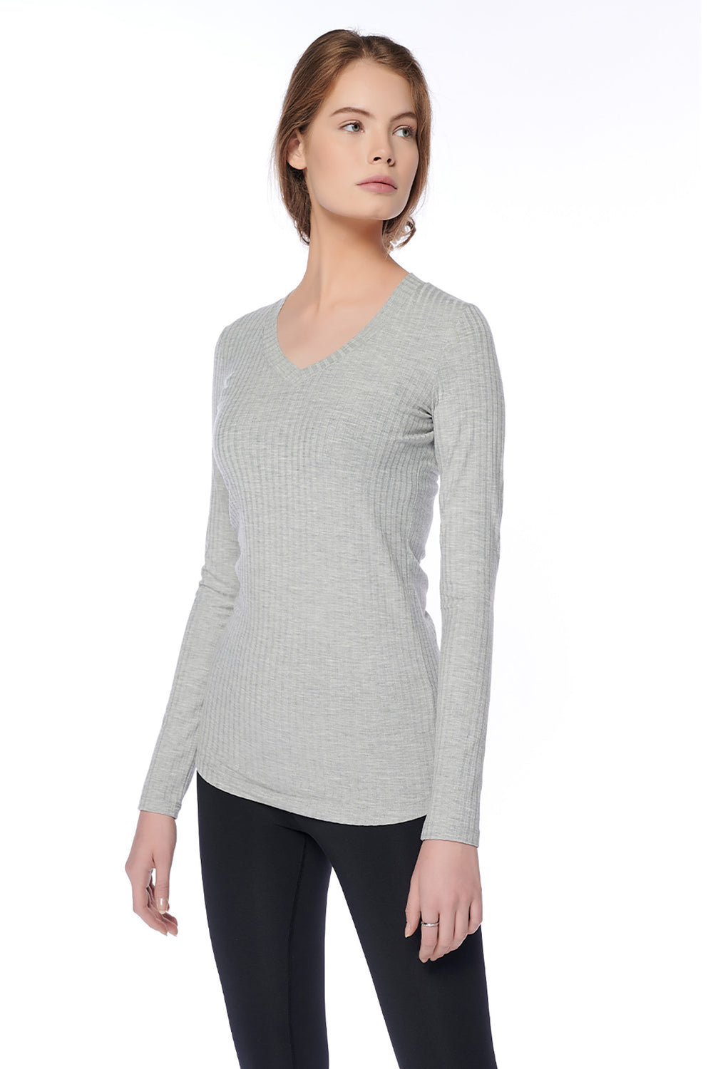 GREY ONE PIECE TOP- ONE PIECE BOTTOM