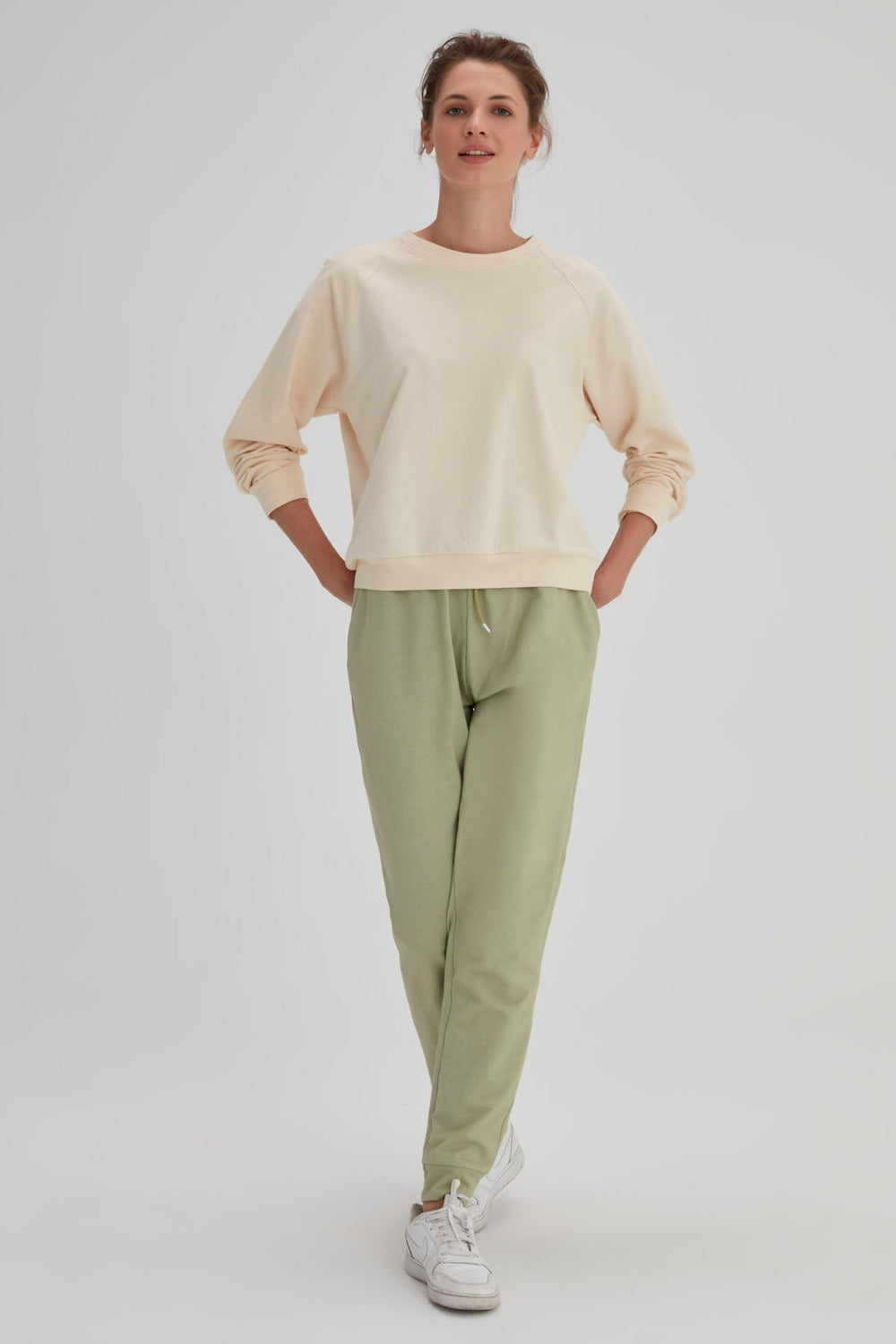 OFF WHITE ONE PIECE TOP- ONE PIECE BOTTOM