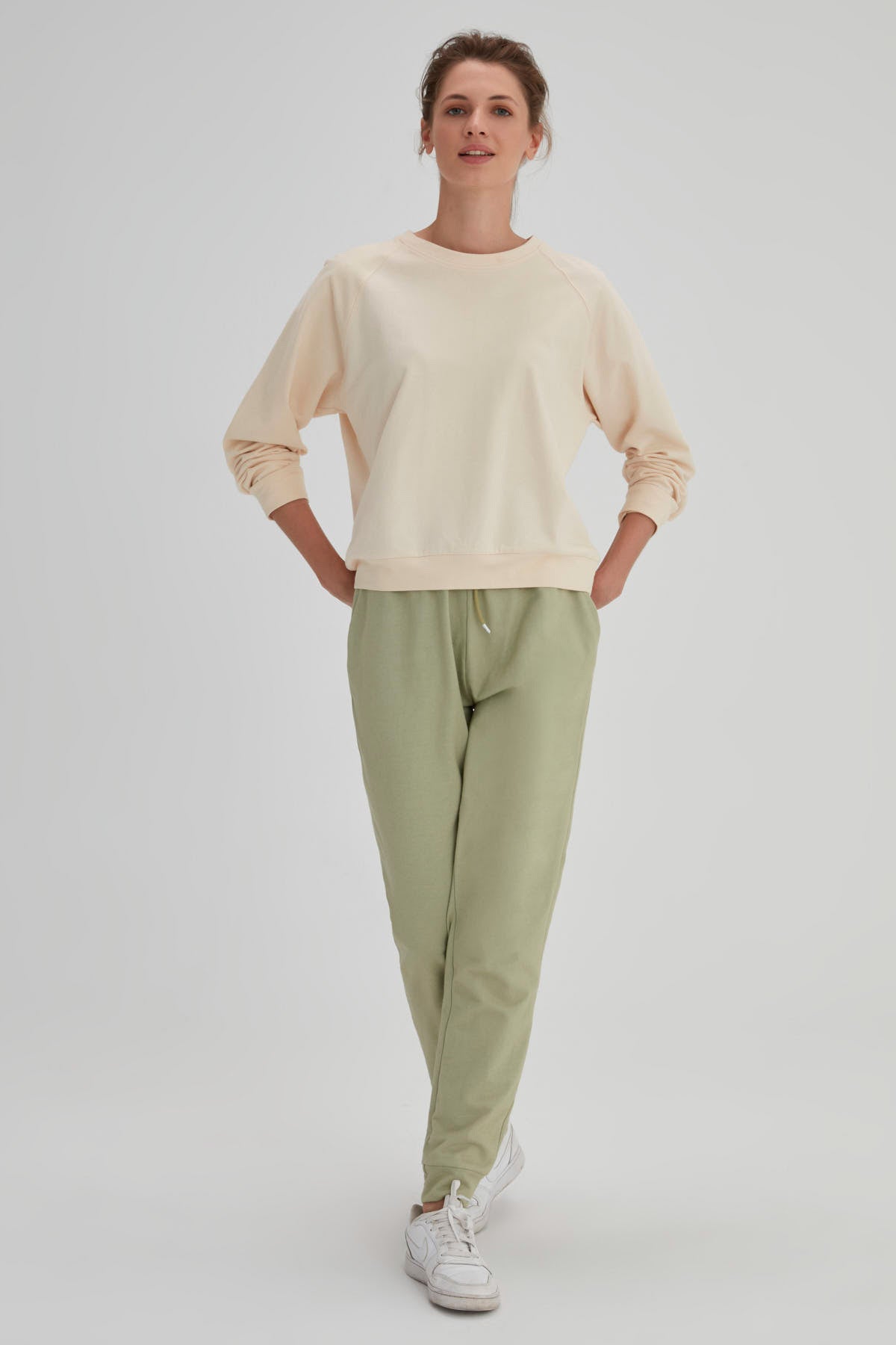 OFF WHITE ONE PIECE TOP- ONE PIECE BOTTOM