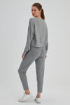 GREY MELANGE ONE PIECE TOP- ONE PIECE BOTTOM