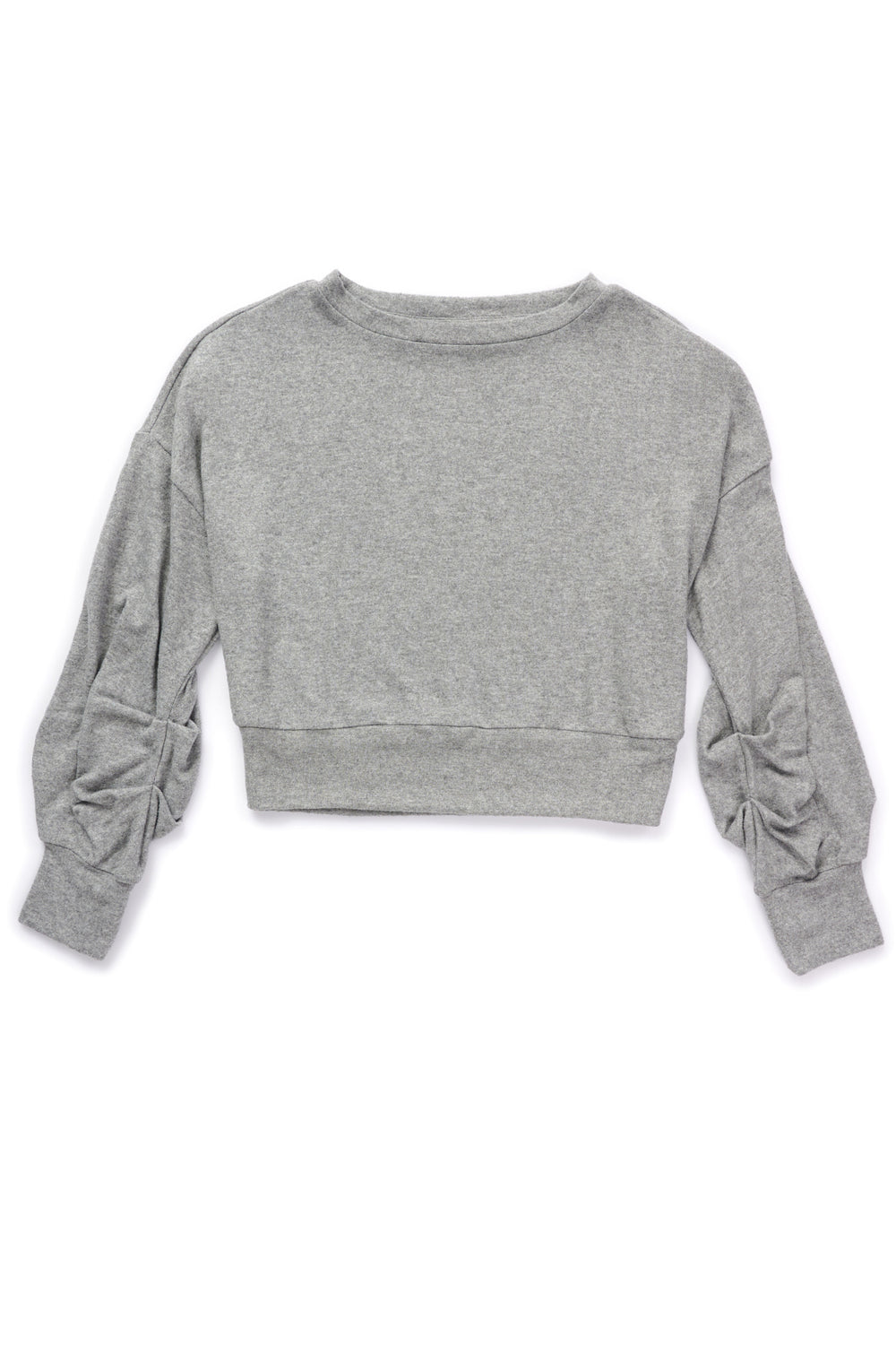 GREY MELANGE ONE PIECE TOP- ONE PIECE BOTTOM