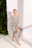 GREY MELANGE ONE PIECE TOP- ONE PIECE BOTTOM