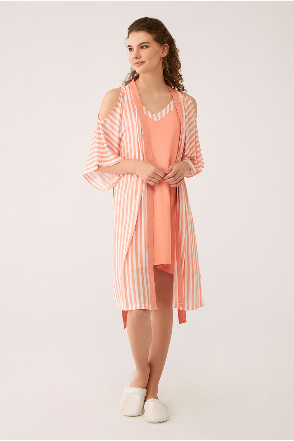 SALMON ROBE