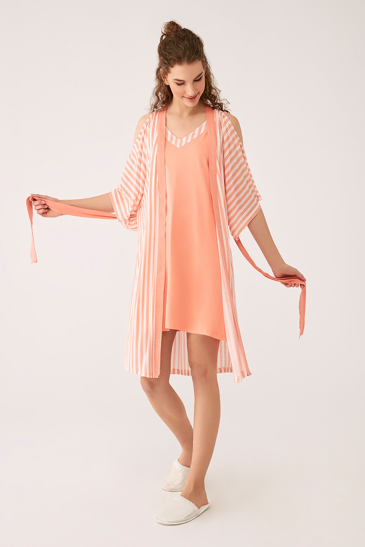 SALMON ROBE
