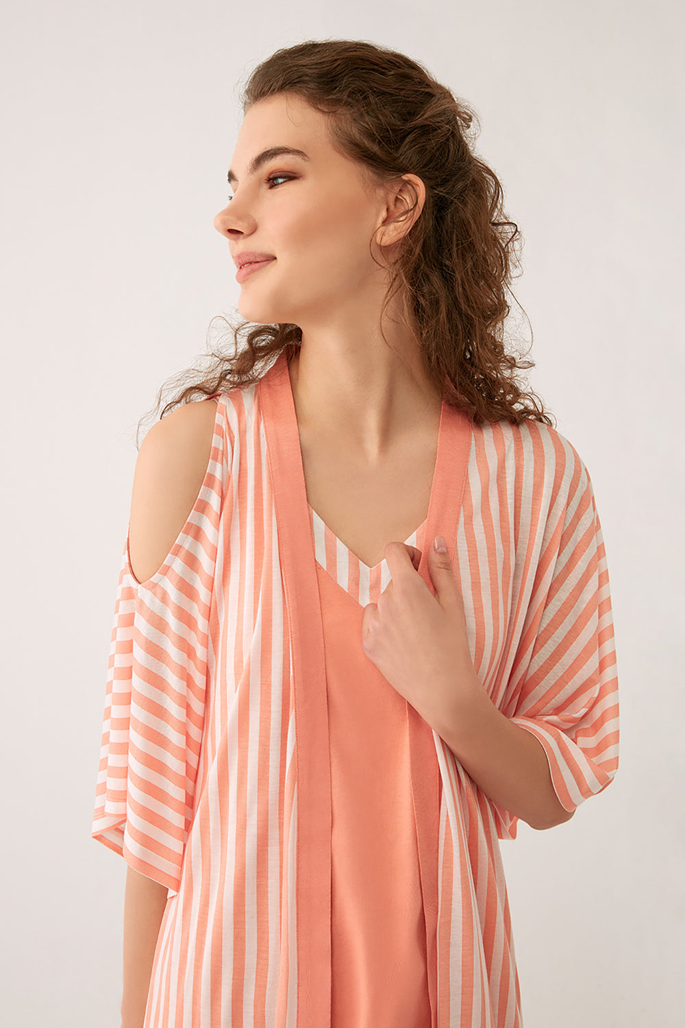 SALMON ROBE